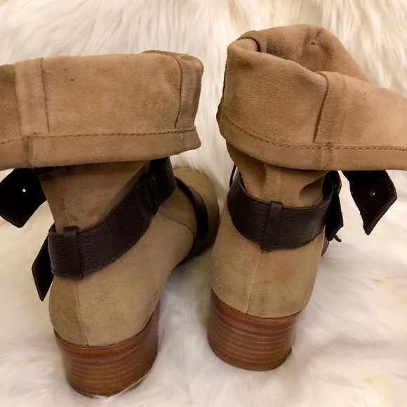 Modern Vintage Genuine Leather Ankle Boots - Size 36 (5.5-6) - Picture 6 of 8